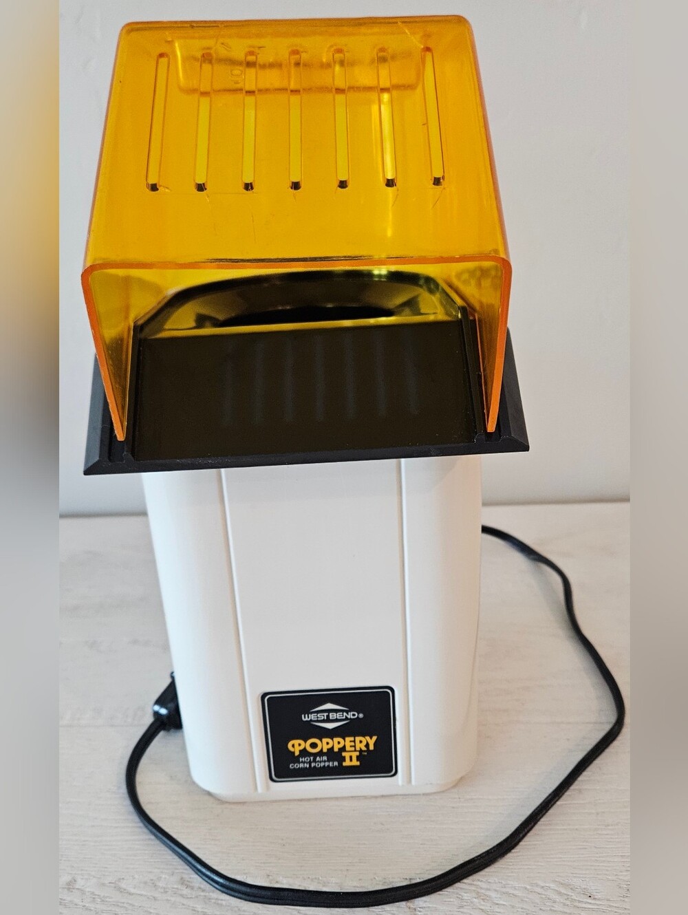 West Bend Poppery 2 Popcorn Popper Electric Hot Air Vintage Works